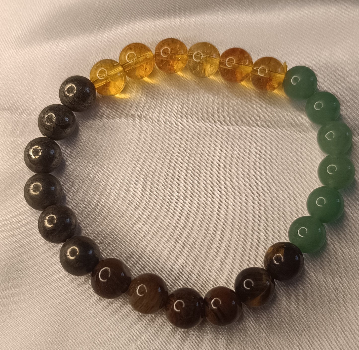 π° Money Magnet Bracelet (Pyrite β’ Citrine β’ Green Aventurine)