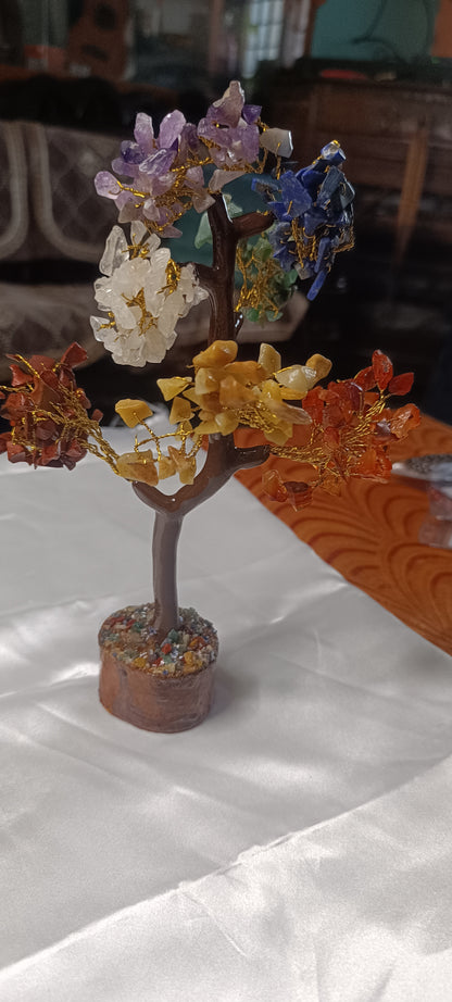 🌈 7 Chakra Healing Tree (Crystal Energy Tree)