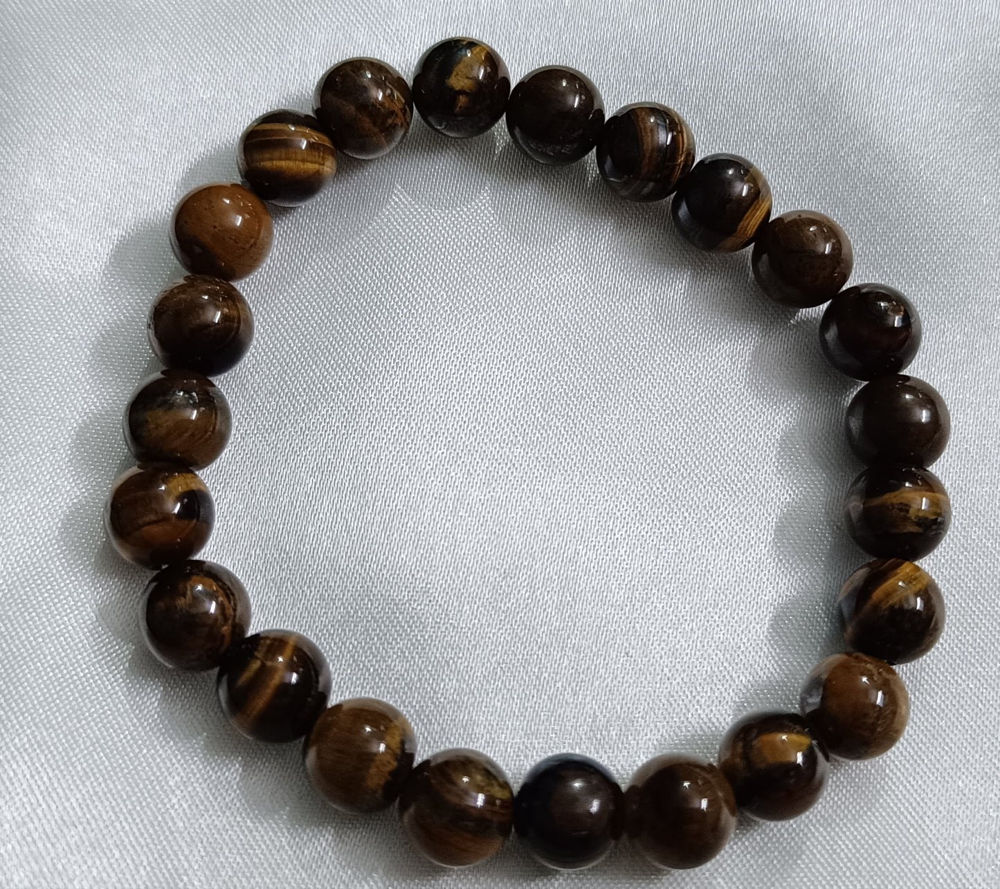 🐅 Courage, Protection & Wealth Magnet (Tiger's Eye Bracelet)