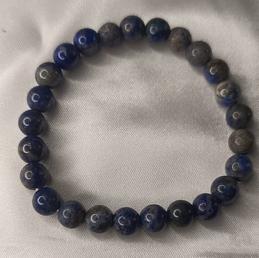 👑 Truth & Royal Wisdom Bracelet (Lapis Lazuli)