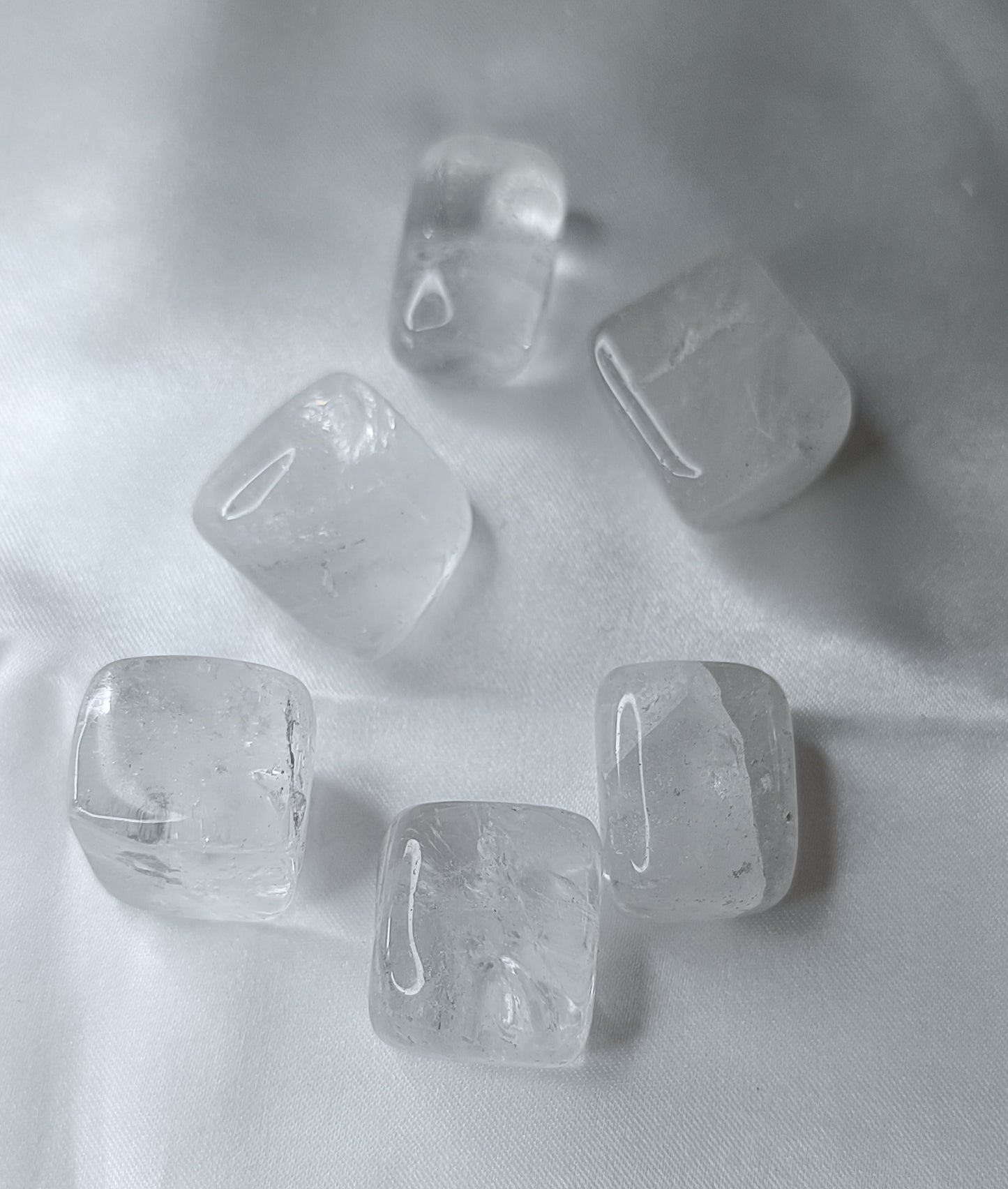 🤍 Clear Quartz Tumbles (100 g Pack)